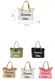 Summer Vibes Canvas Bags ~ Black